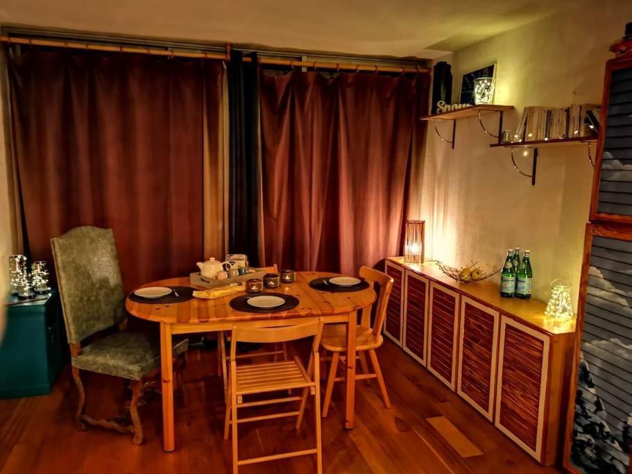 Cosy Apart, Ski Snow Surf, Foux D'Allos Avec Vue Bagian luar foto