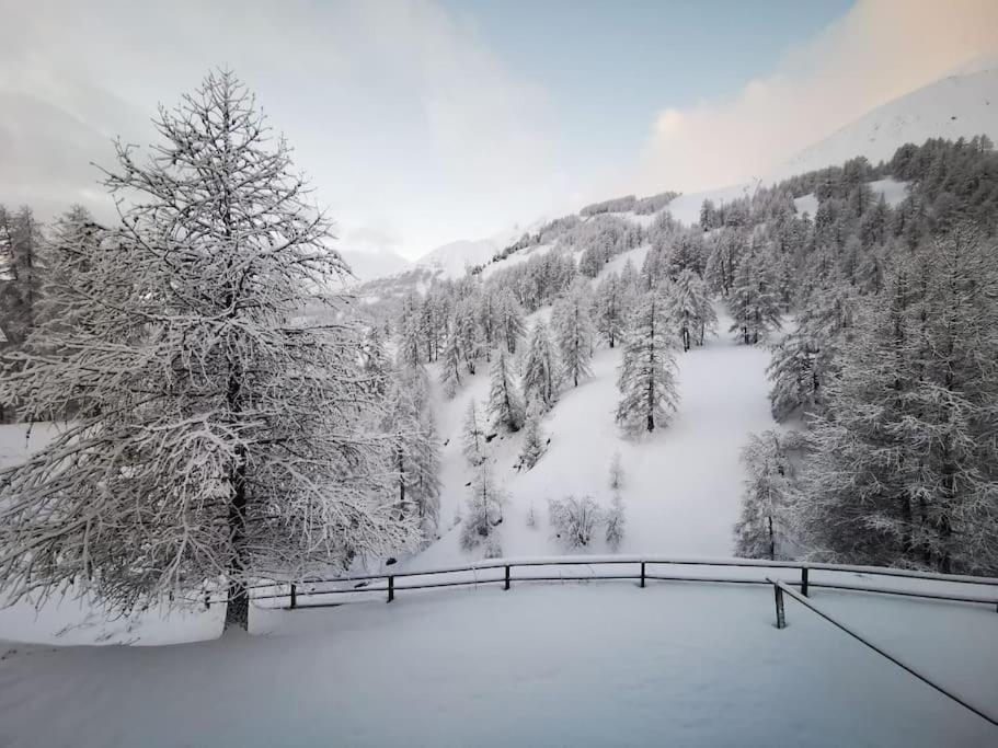 Cosy Apart, Ski Snow Surf, Foux D'Allos Avec Vue Bagian luar foto